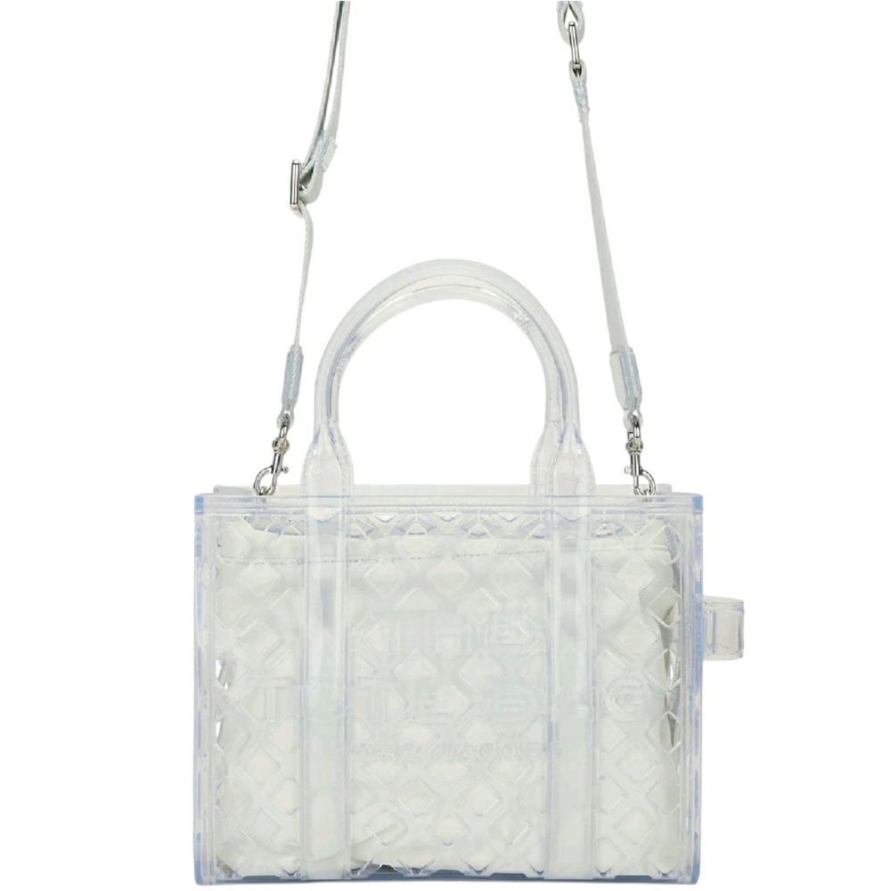 NWT! Marc Jacobs Authentic THE JELLY TOTE - Clear Transparent Tote / Crossbody - Picture 8 of 16